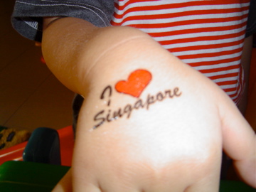 Tattoo - I love Singapore